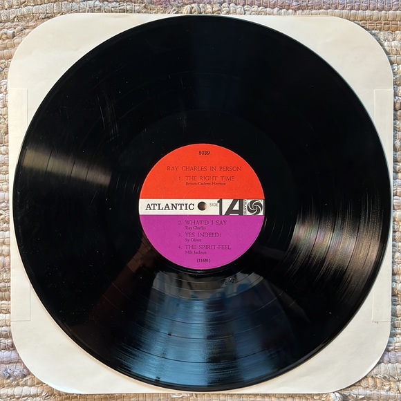 Ray Charles - “Ray Charles In Person” Vinyl LP - Picture 3 of 5